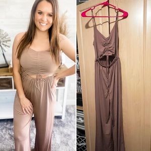 Cocoa Jumpsuit with cut out detail 😍😍